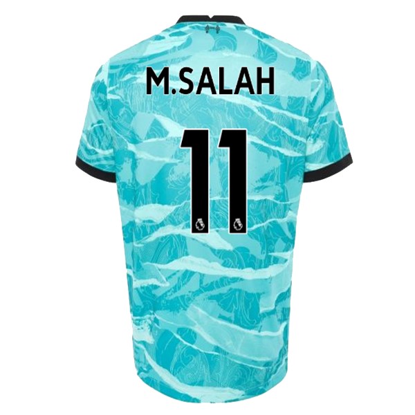 Camiseta Liverpool NO.11 M.Salah 2ª 2020-2021 Azul